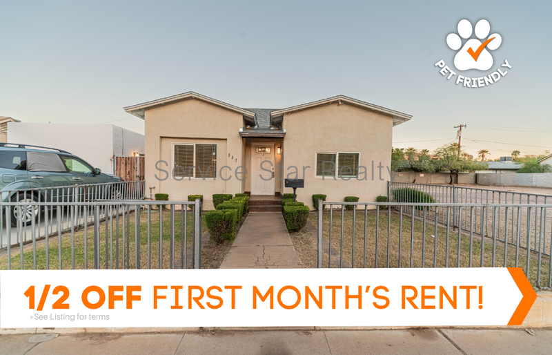 1/2 FIRST MONTHS RENT!!  4 Bedroom home in downtown Phx! property image